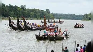 Vice President C P Radhakrishnan will inaugurate Aranmula Uthrittathi water festival at 1.30pm