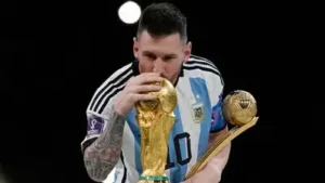 Lionel Messi on Monday, at 39, announced he's retiring from international football