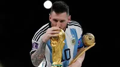 Lionel Messi on Monday, at 39, announced he's retiring from international football