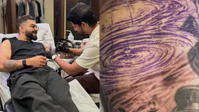Virat Kohli has added another piece of ink to his already impressive tattoo collection