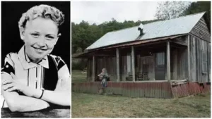 Dolly Parton grew up with 11 siblings in a two-room Tennessee cabin without electricity or running