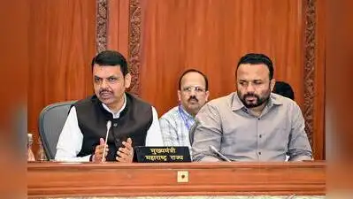 CM Devendra Fadnavis and Solapur guardian minister Jaykumar Gore in Mumbai on Aug 27