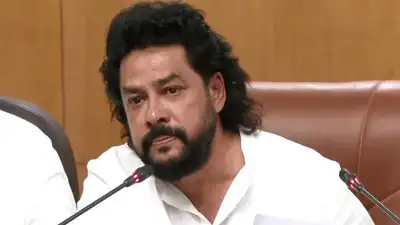 Nagendra has not even completed 25 or 26 days as a minister, and already one wicket has fallen