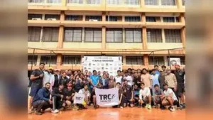 KLS Caption: The MBA and sports departments of KLS GIT, Belagavi, organised a Run for a Cause