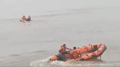 A 22-year-old man was allegedly dragged away by a crocodile while bathing in a river in Dhikoli