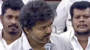 On the proposed semiconductor park in Kancheepuram, Vijay said: The wider industry impact