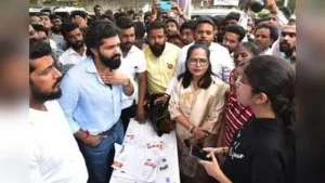 His outreach comes amid efforts by political parties to engage with the youth, after the Jantar