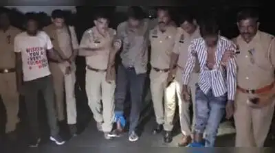 Two men, accused in a cow slaughter case from August 25, were shot in the legs during a police