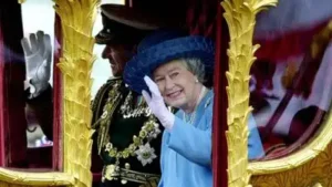 Quote of the day by Queen Elizabeth (AP photo): The wider industry impact