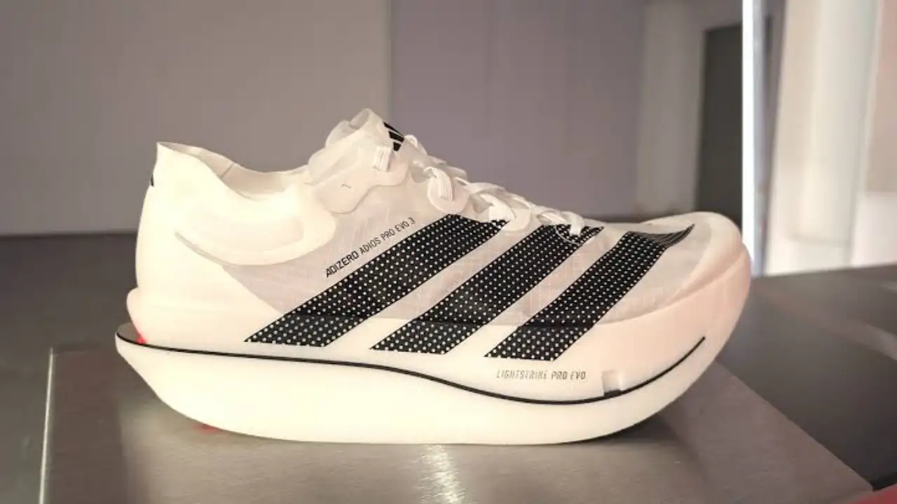 Retailing at a steep Rs 41,500, the Pro Evo 3 isn't your average Sunday jogging shoe