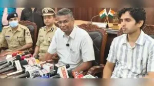 Minister Satish Jarkiholi addresses the media on Saturday