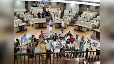 Congress and both NCP groups’ corporators on Tuesday agitated at PMC’s general body meeting