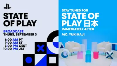 PlayStation State of Play announced for September 3 (Image via PlayStation)