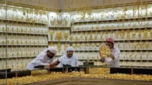 Ahead of the Hindu festival of Akshaya Tritiya , or Akha Teej , gold jewellers in Dubai have