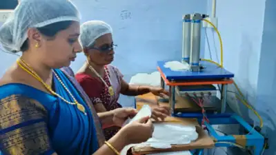 TN women manufacture eco-friendly napkins with cassava flour, malai vembu and medicinal herbs