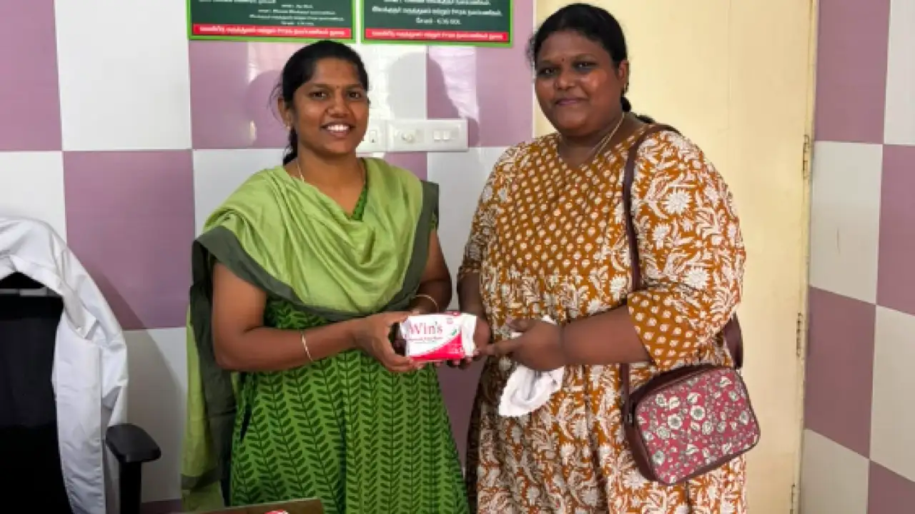 TN women manufacture eco-friendly napkins with cassava flour, malai vembu and medicinal herbs