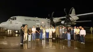 A 10-member team from the National Forensic Sciences University (NFSU) reached Nepal on Sunday
