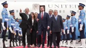 JD Vance lands in Islamabad to lead talks as fragile truce hangs in balance - watch — US-Iran