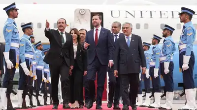 JD Vance lands in Islamabad to lead talks as fragile truce hangs in balance - watch — US-Iran