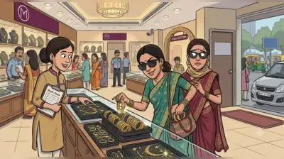 Two women posing as customers visited a Malabar Gold and Diamonds jewellery showroom on MG Road