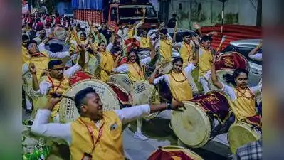 “We had issued directives to dhol-tasha troupes to use blankets, jute bags and mattresses over