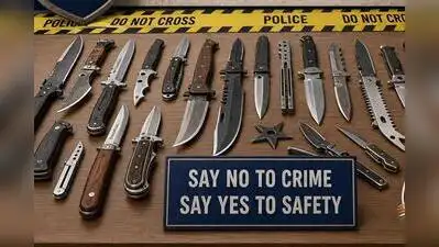 To prevent knife and other weapon-related crimes, city police have collected 263 sharp