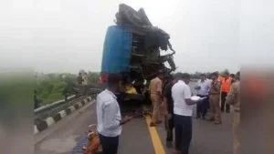 Additionally, 20 others sustained injuries when a speeding truck collided with a sleeper bus