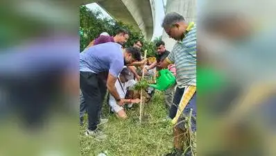 CM plants sapling to mark Rakhi fest