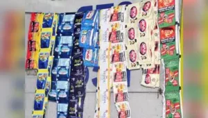 Two cases were registered with Ahilyanagar’s MIDC police station, in which banned tobacco worth