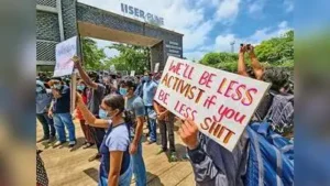 IISER Pune students protest general secretary's suspension, campus restrictions