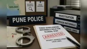 Three Bangladeshi nationals held in Pune for illegal stay; security agencies probe local links