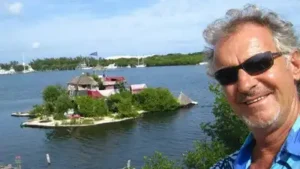 A British artist collected more than 100,000 plastic bottles and built an artificial island
