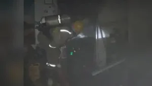 Kanpur: A fire broke out at an Ola scooter showroom in the MIG area under Panki police station