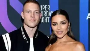 Christian McCaffrey’s wife Olivia Culpo shares sweet surprise as George Kittle receives special