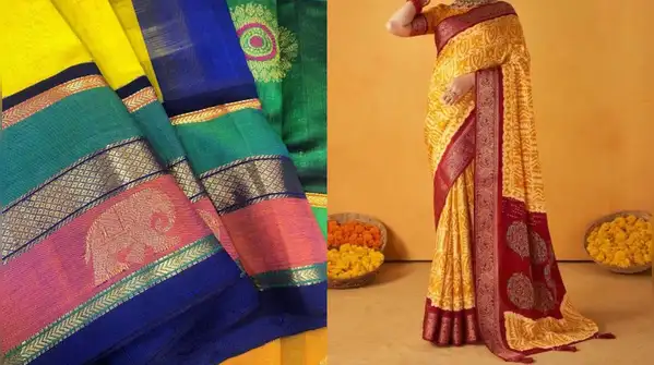 Chettinad cotton embodies its relaxed counterpart While Kanjeevaram may embody the chic