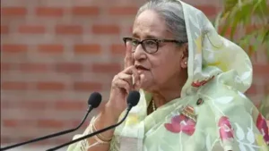She said her government had sought to resolve the protests through dialogue from the outset
