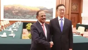 NSA Ajit Doval calls on Chinese Vice President Han Zhang ahead of border talks