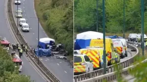 12 dead in UK, Irish 'wrong-side' crashes (AP image)