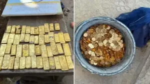 An 18-year-old construction worker in Belgium uncovered a €9 million gold hoard hidden inside