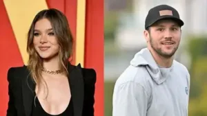 Josh Allen and Hailee Steinfeld (Getty Images)
