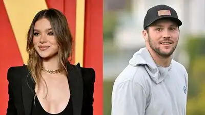 Josh Allen and Hailee Steinfeld (Getty Images)