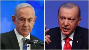 Israeli PM Benjamin Netanyahu and Turkish President Erdogan — File photo