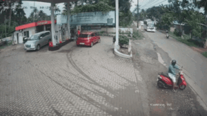 A tourist bus carrying wedding guests overturned near a petrol pump in Kakkoor