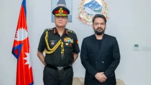 Days before Gen Seth's arrival, hundreds of former Indian Army personnel, their families