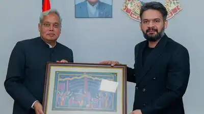 Indian envoy Naveen Srivastava and Nepal PM Balen Shah discuss 'bilateral cooperation