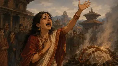 “Sati le Sarapeko Desh”- literally, the land cursed by Sati- is an expression that has found