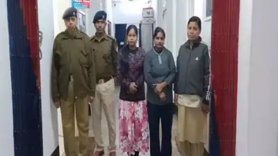 Two women from Bangladesh were detained at Agartala railway station on Monday for illegally