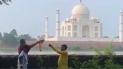 'Shiva puja' performed, Gangajal offered at ASI-protected Mehtab Bagh near Taj Mahal; FIR filed