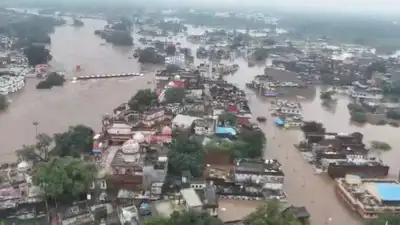 Due to the rising water levels of the Mandakini River, a flood-like situation has arisen