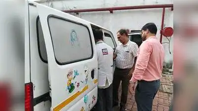 Minister of state for home Harsh Sanghavi flagged off the new vehicles from the secretariat